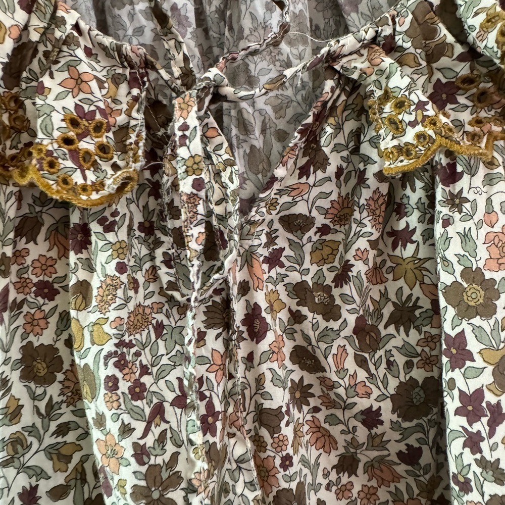 Doen Evalene in cream poppy bell floral size L - Picture 6 of 6